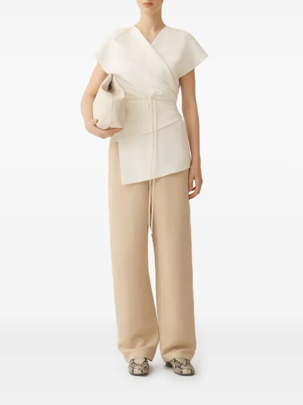 ファビアナフィリッピのパンツ Fabiana Filippi ストレートパンツ | グレー | FARFETCH JP