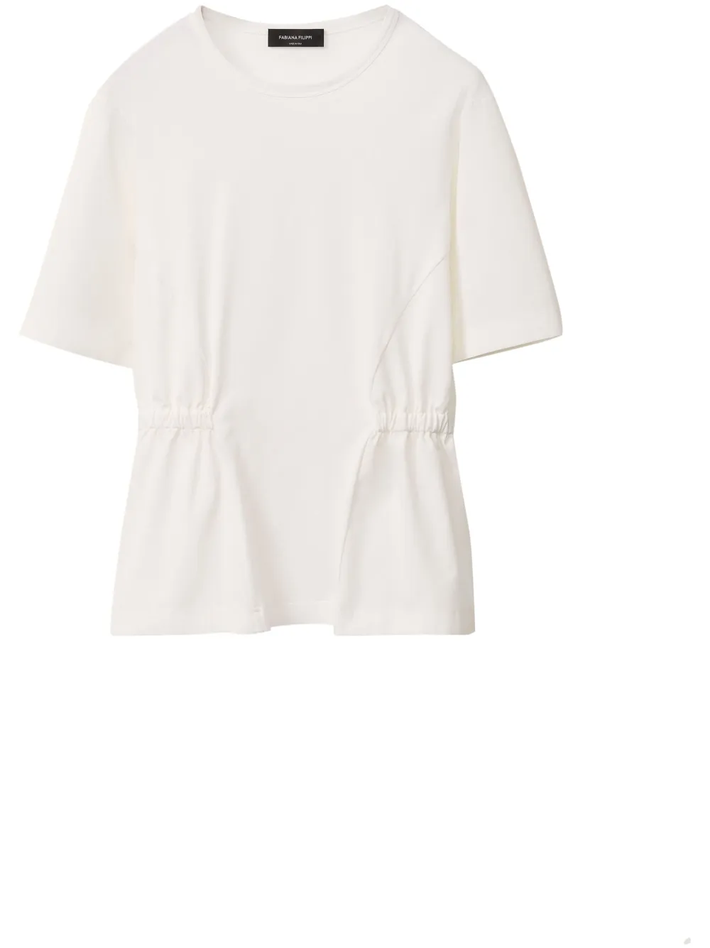 Fabiana Filippi Elasticated-bands T-shirt In White