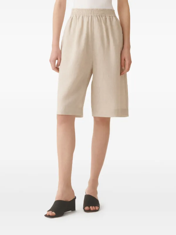 Fabiana Filippi Slub Shorts | Neutrals | FARFETCH