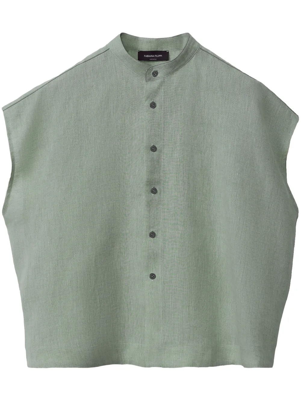 Fabiana Filippi Camicia con colletto button-down - Verde