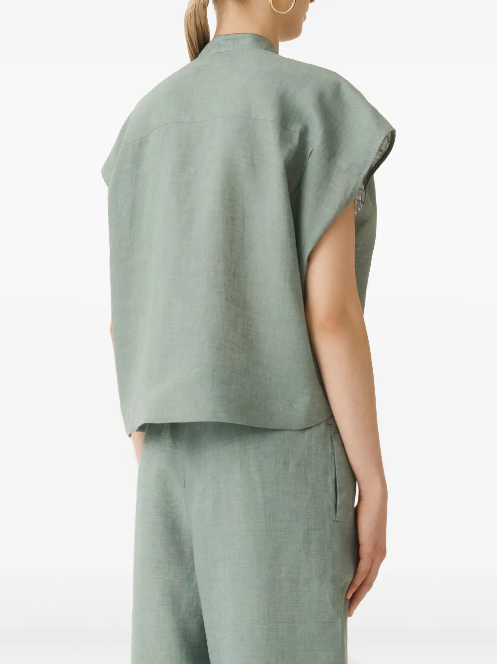 Fabiana Filippi Button-down blouse Groen