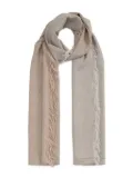 Fabiana Filippi lurex scarf - Grey