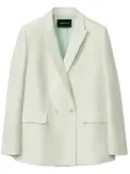 Fabiana Filippi double-breasted blazer - Green