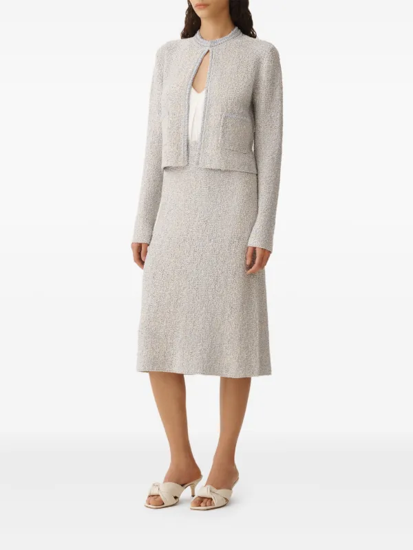 [FABIANA FILIPPI] ツイード調ジャケット Fabiana Filippi ツイード ジャケット | グレー | FARFETCH JP