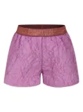 Caffe' D'orzo textured shorts - Purple