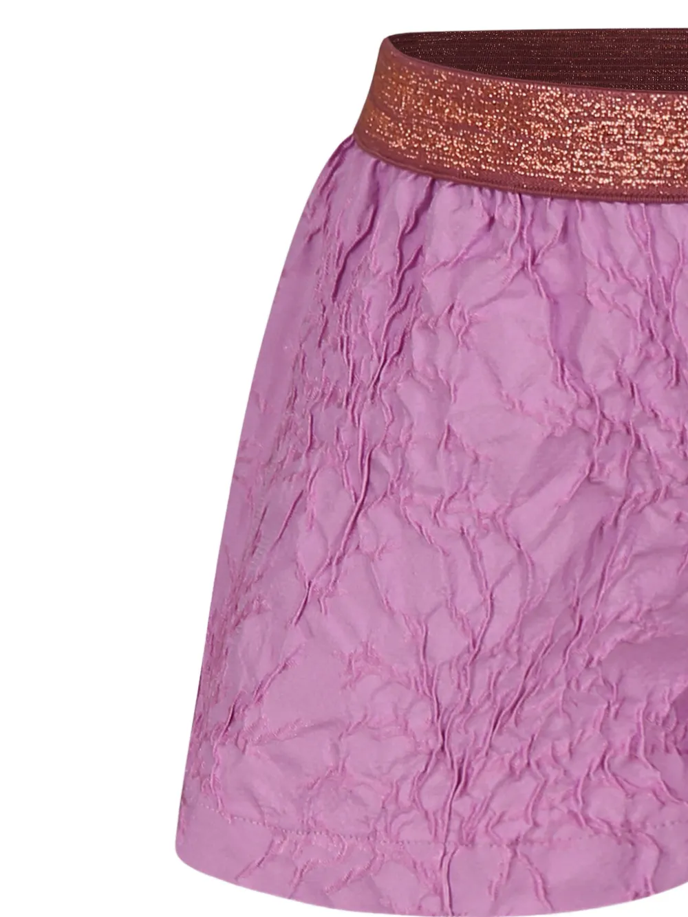 Caffe' D'orzo Shorts met textuur Paars
