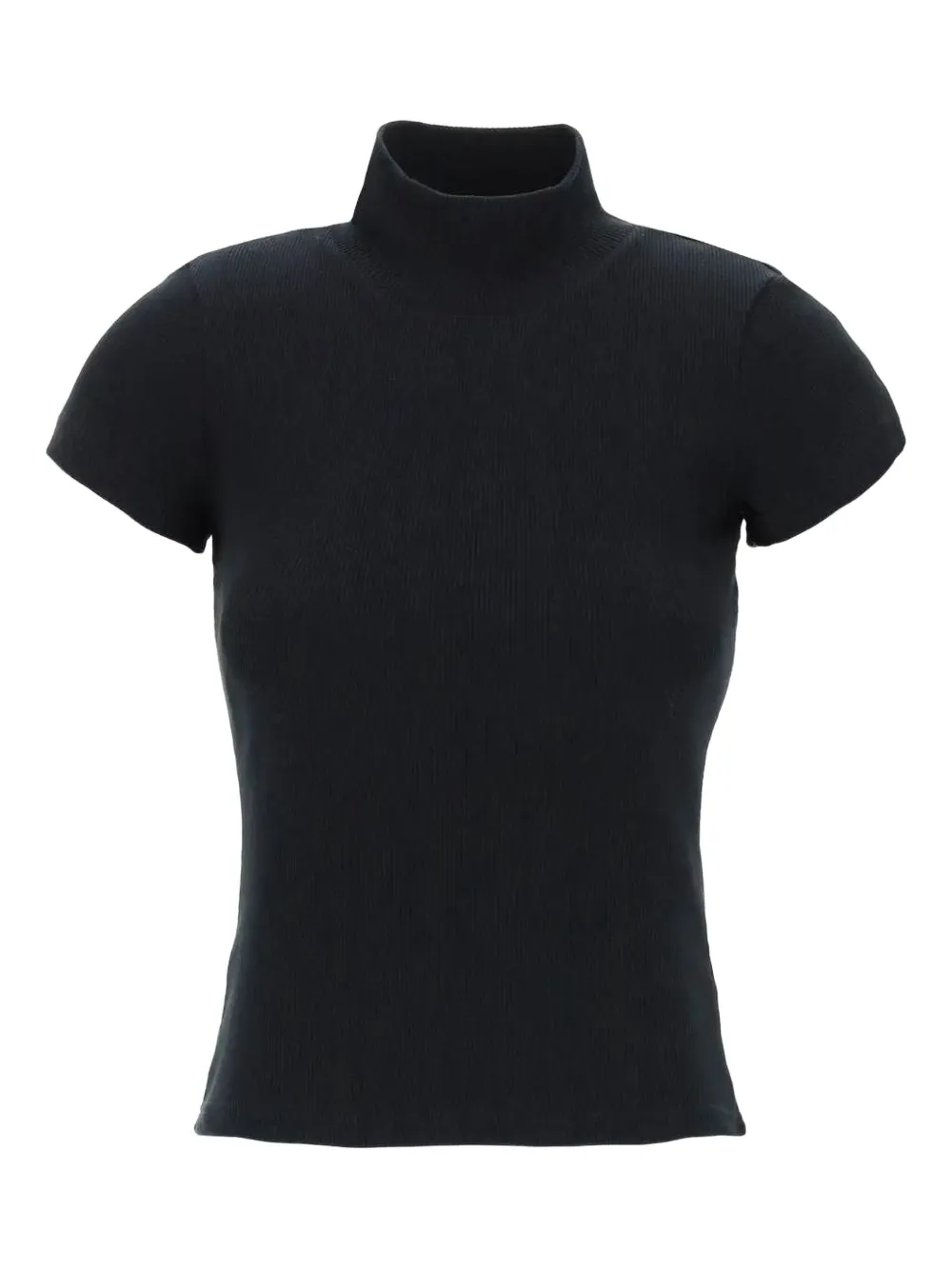 Alaïa ribbed turtleneck T-shirt | Black | Image 1