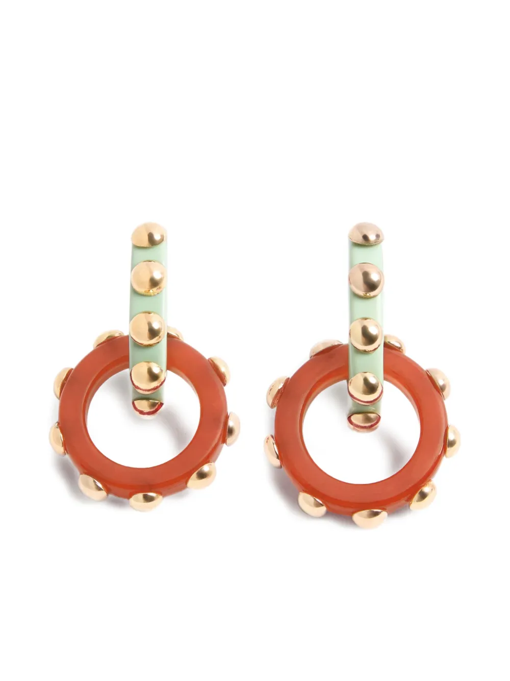 La DoubleJ arracadas Double | dorado | Image 1