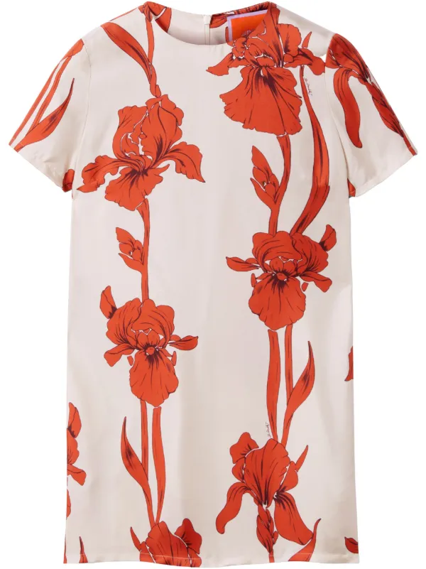 La DoubleJ Swing Mini Dress in Orange