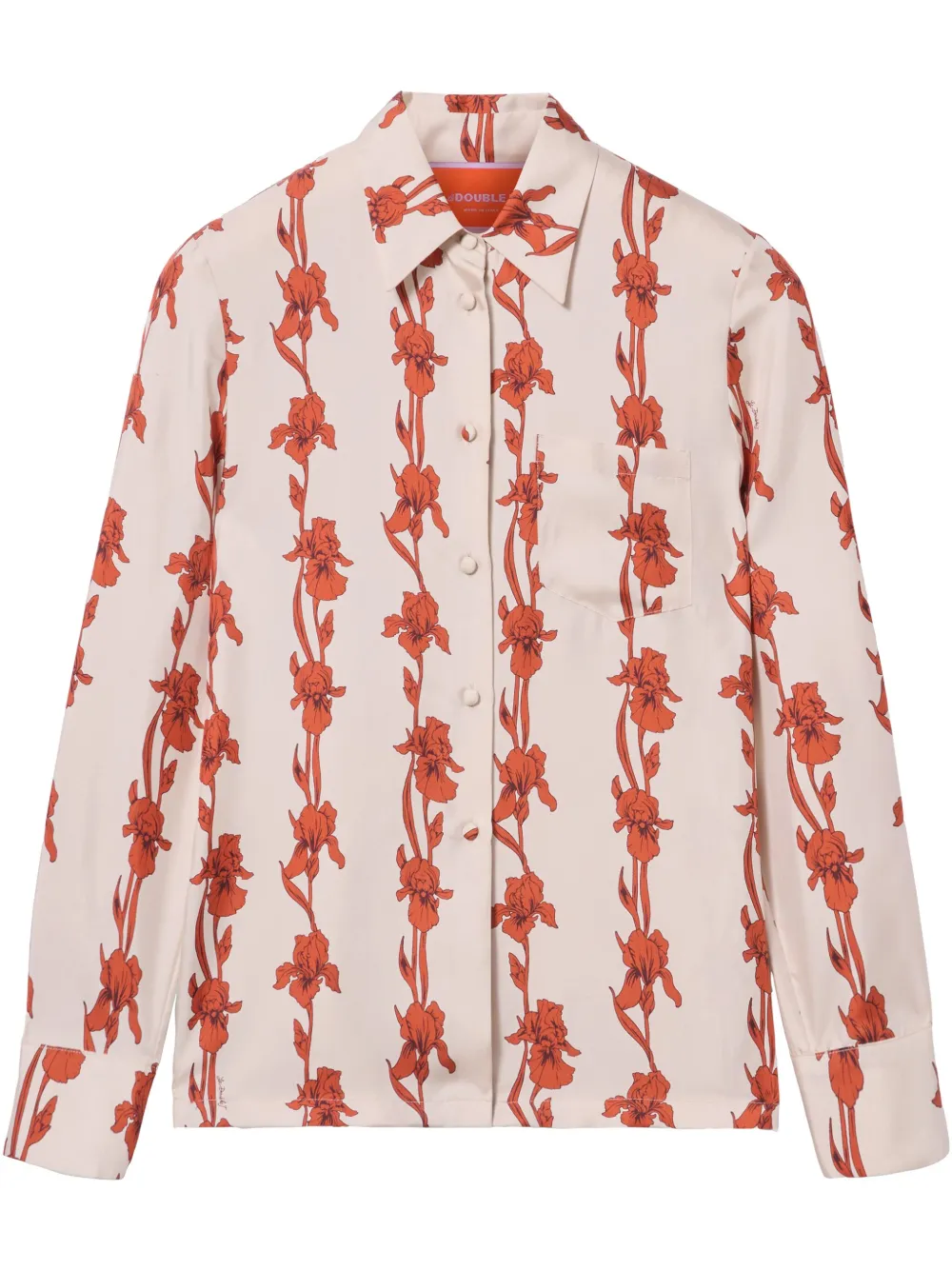 La DoubleJ Camisa com estampa Iris | Laranja | Image 1