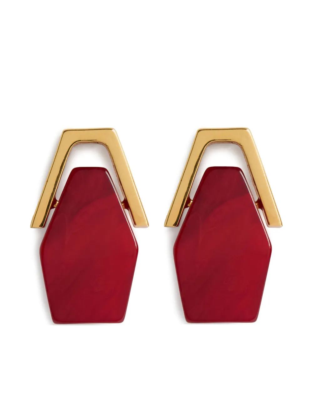 La DoubleJ aretes Portal | dorado | Image 1