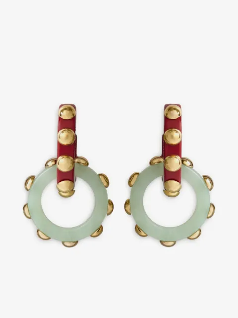 La DoubleJ Double Hoop earrings