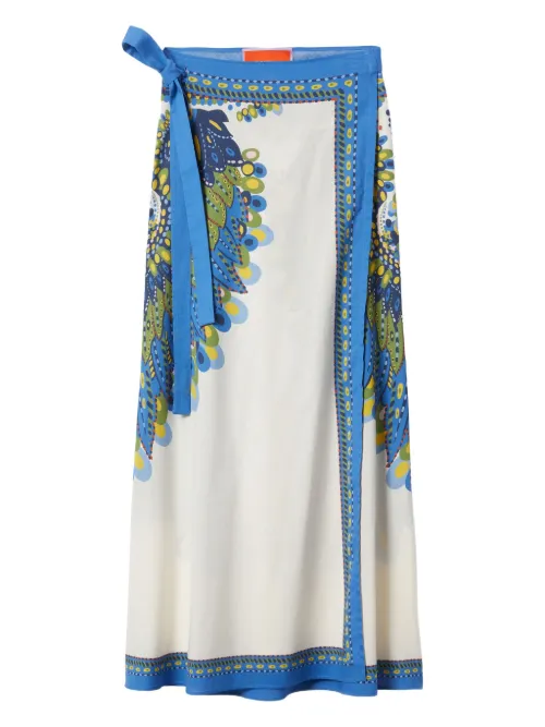 Jupe Sarong à coupe mi-longue - La DoubleJ - Modalova