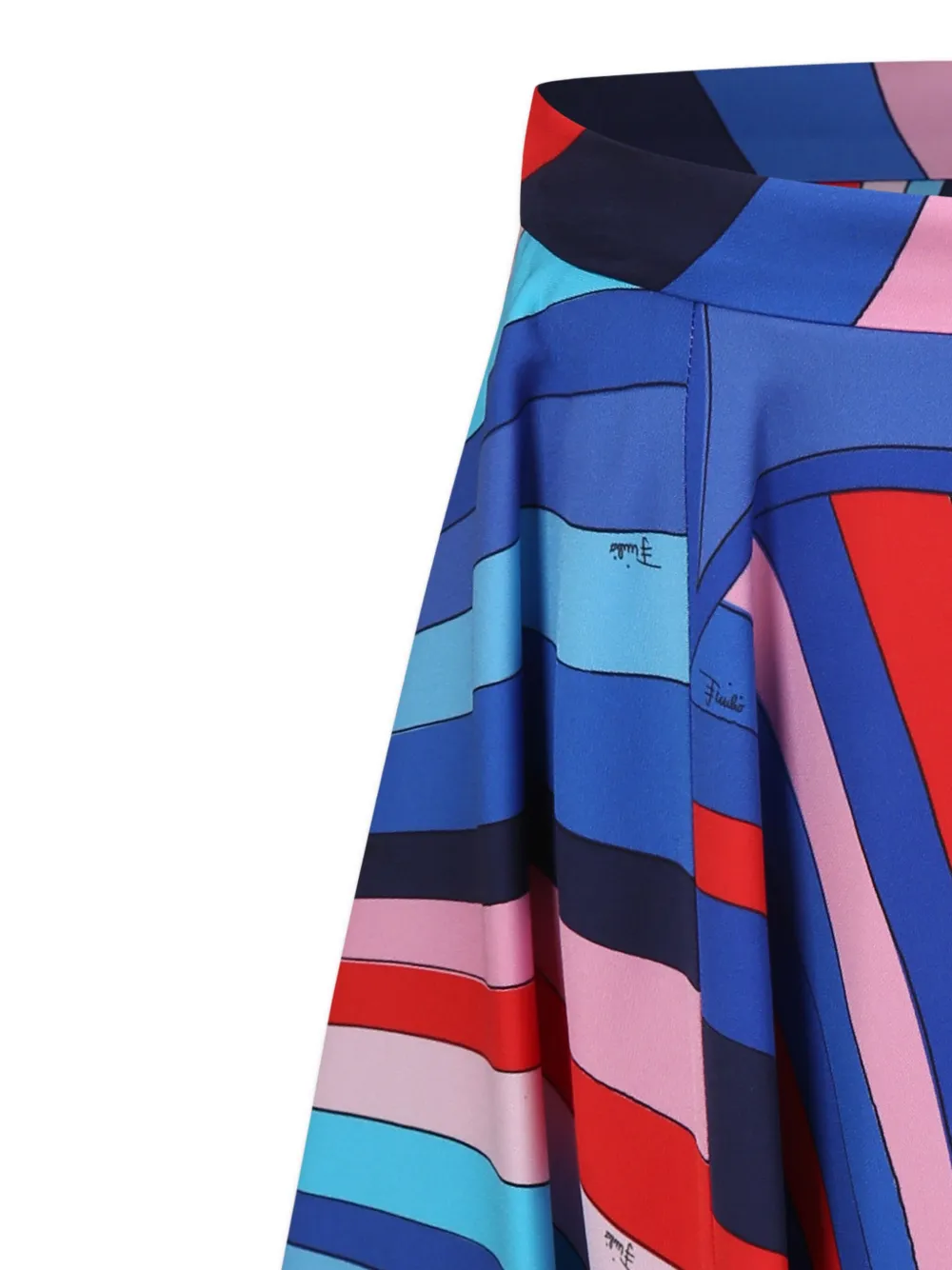 PUCCI Junior Rok met abstracte print Blauw