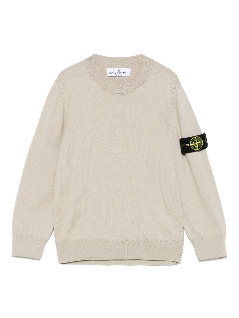 Stone Island Junior Compass-badge sweater - Neutrals