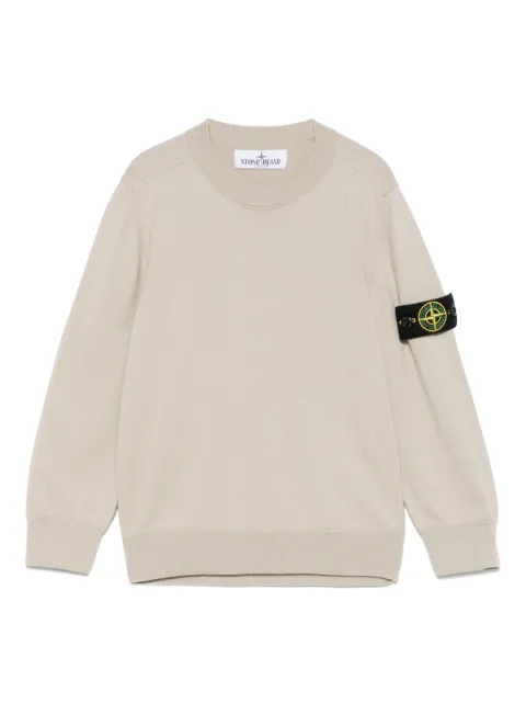 Stone Island Junior Compass-badge sweater
