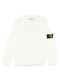 Stone Island Junior Compass-badge sweater - White