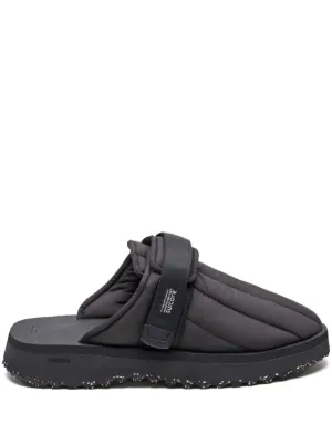 Toga Virilis スタッズ レザースリッポン | ブラウン | FARFETCH JP
