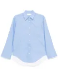 Victoria Beckham double-layer shirt - Blue