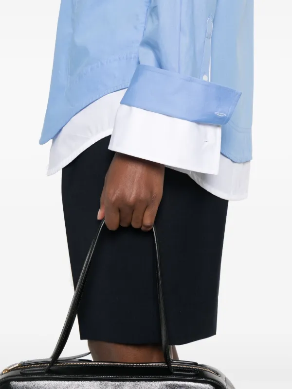 Victoria Beckham double-layer Shirt | Blue | FARFETCH