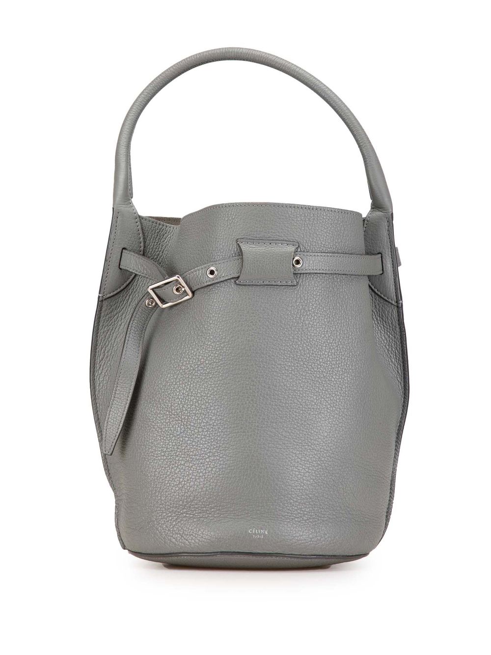 Céline Pre-Owned 2018 Leather Big Bag bucket bag - Grey