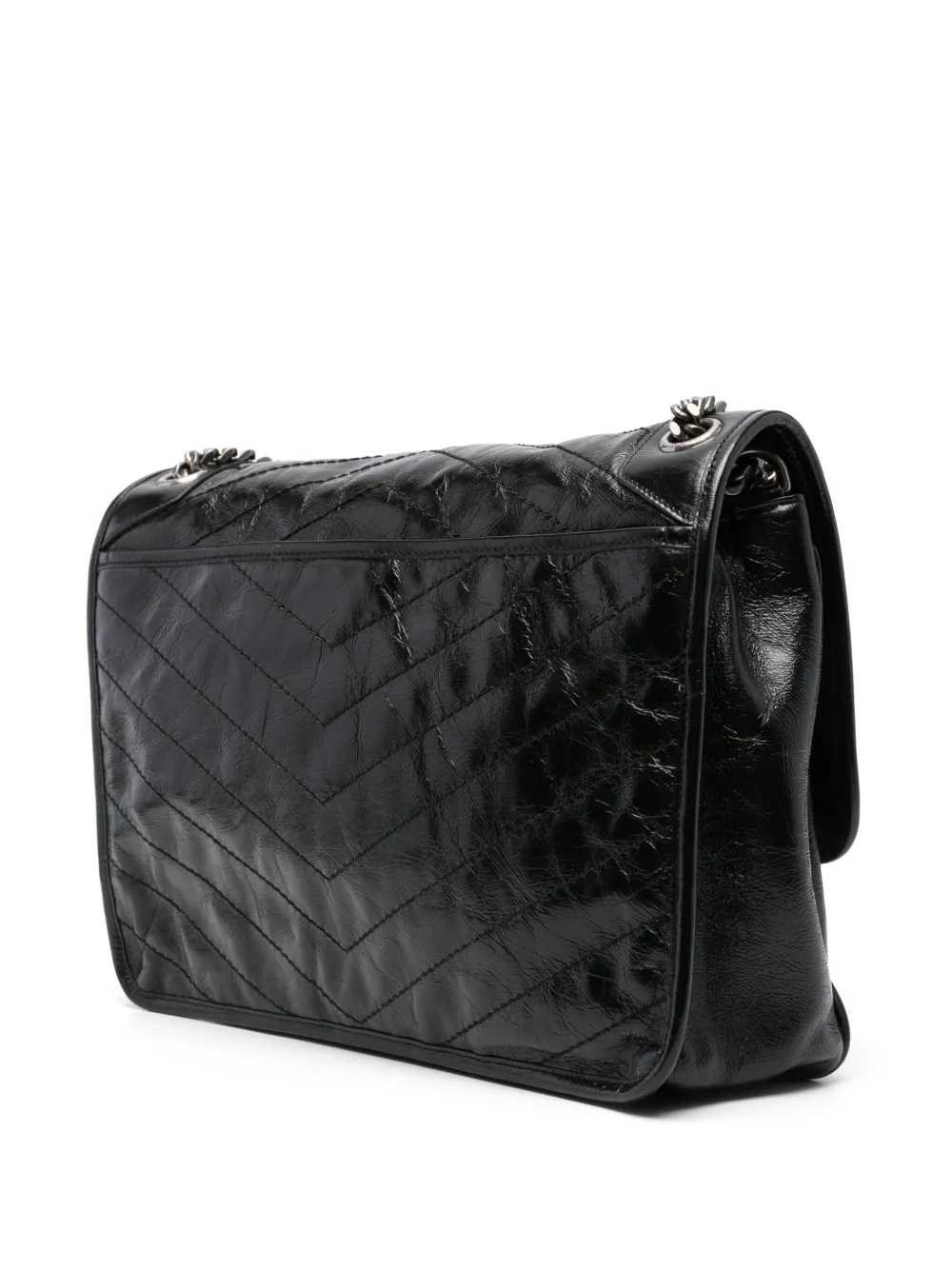 Saint Laurent Pre-Owned Niki medium schoudertas - Zwart