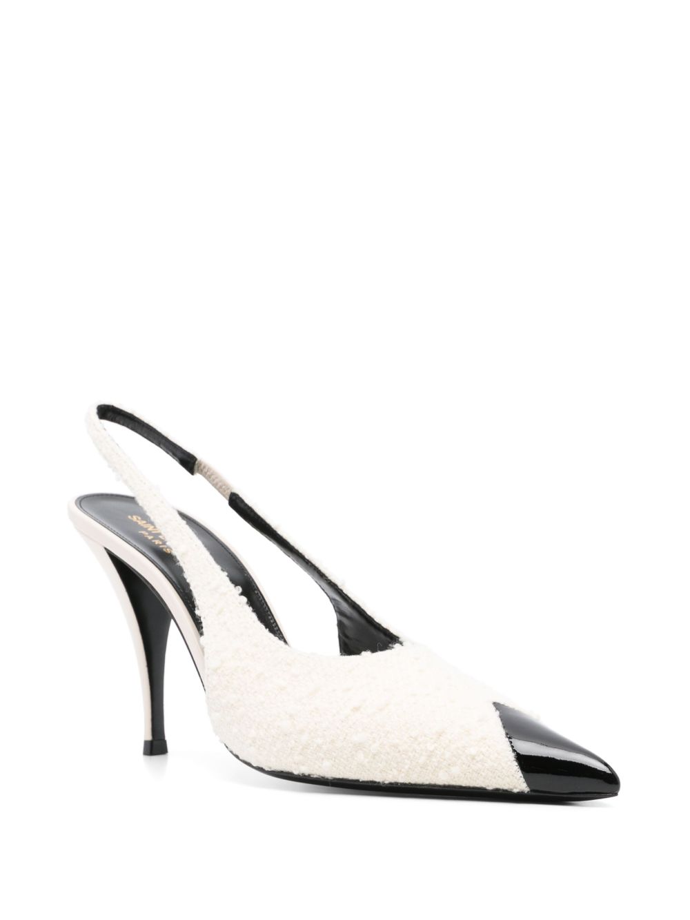 Saint Laurent Pre-Owned 90 mm Helmut pumps - Wit