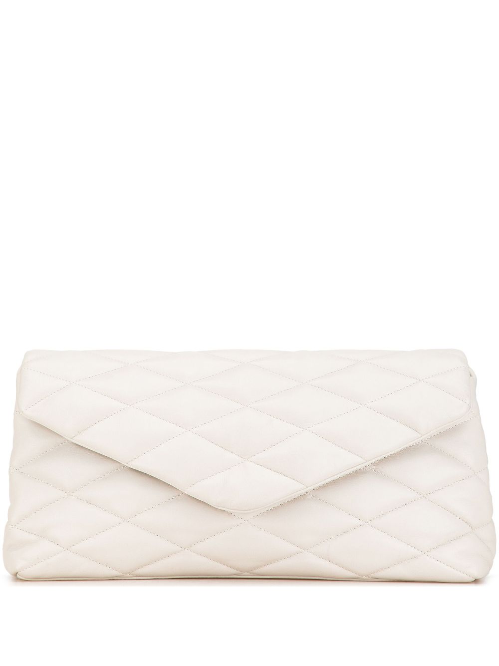 2021 Large Quilted Lambskin Sade clutch bag