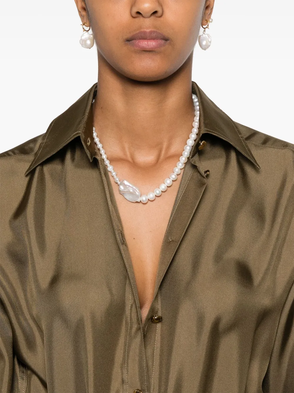 ZIMMERMANN Crush blouse Groen
