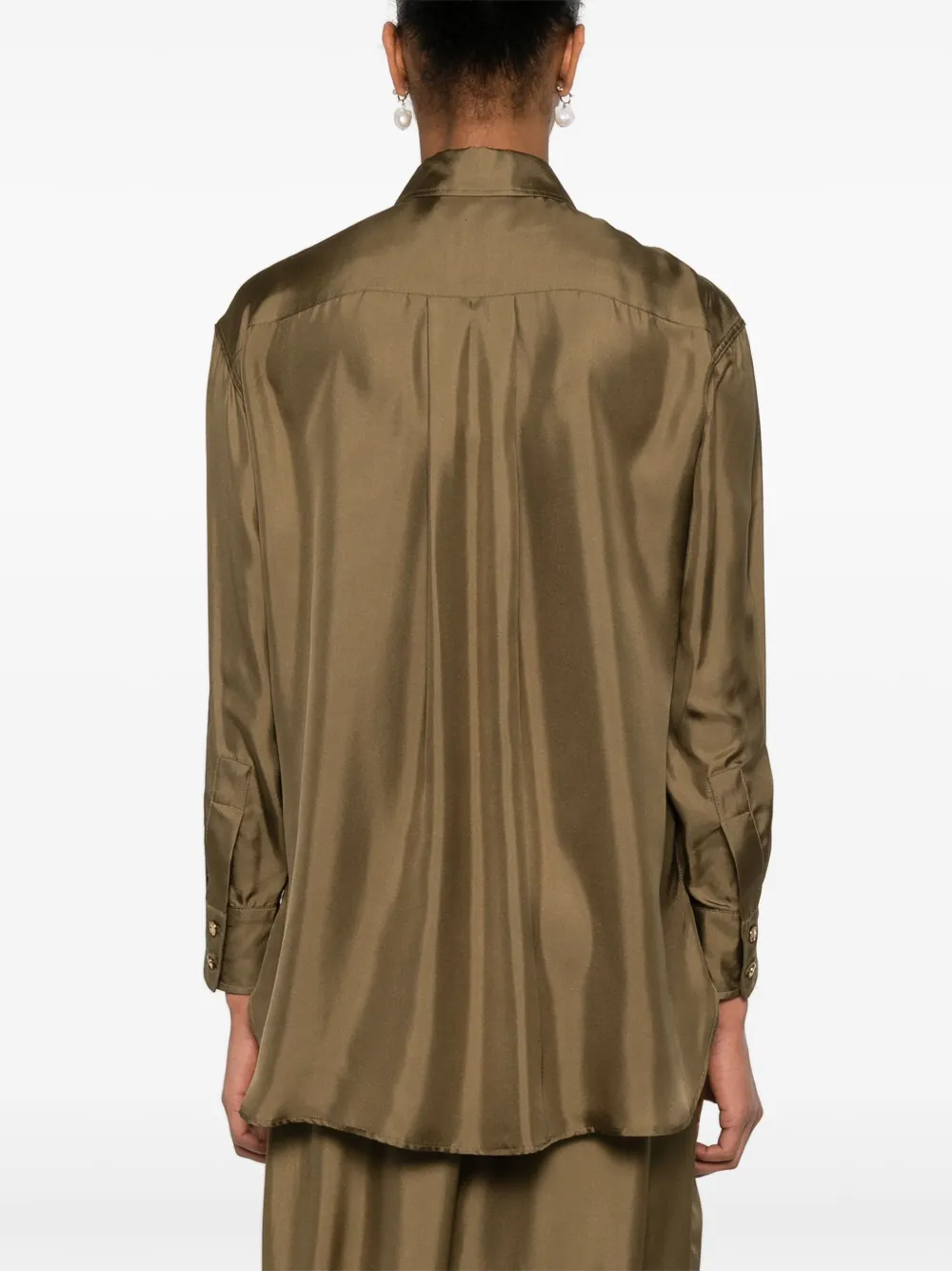 ZIMMERMANN Crush blouse Groen