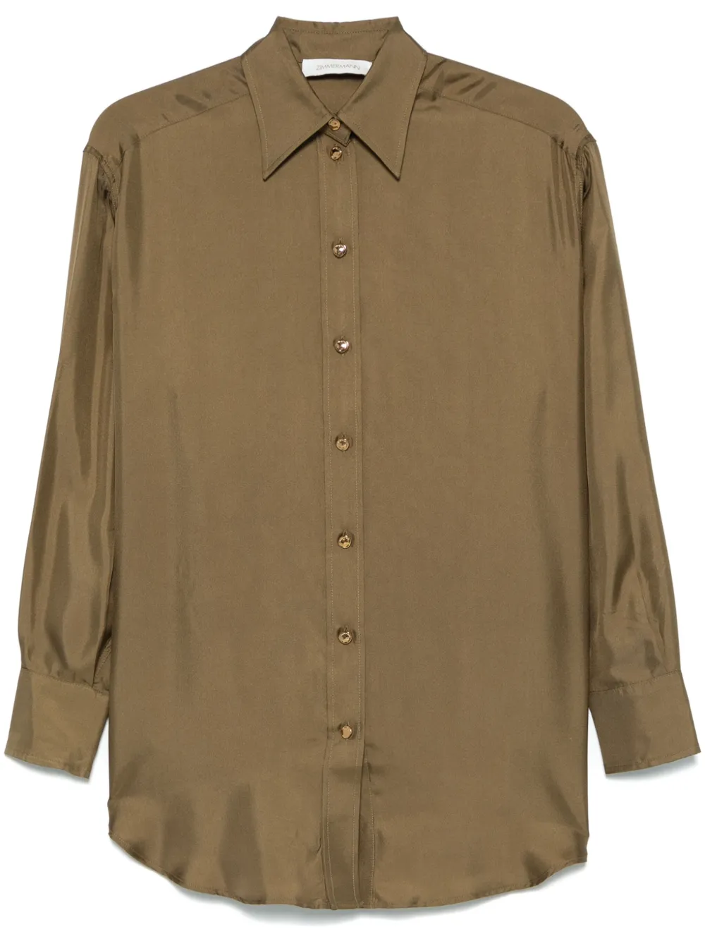 ZIMMERMANN Crush blouse Groen