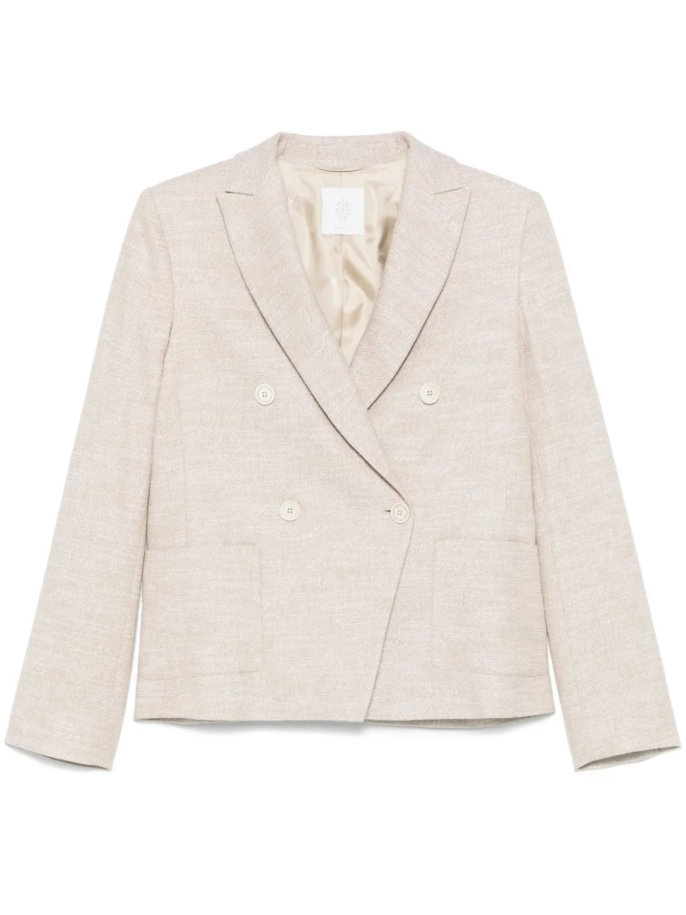 Eleventy metallic-threading blazer | Neutrals | Image 1