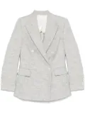 Eleventy bouclé-design blazer - Grey