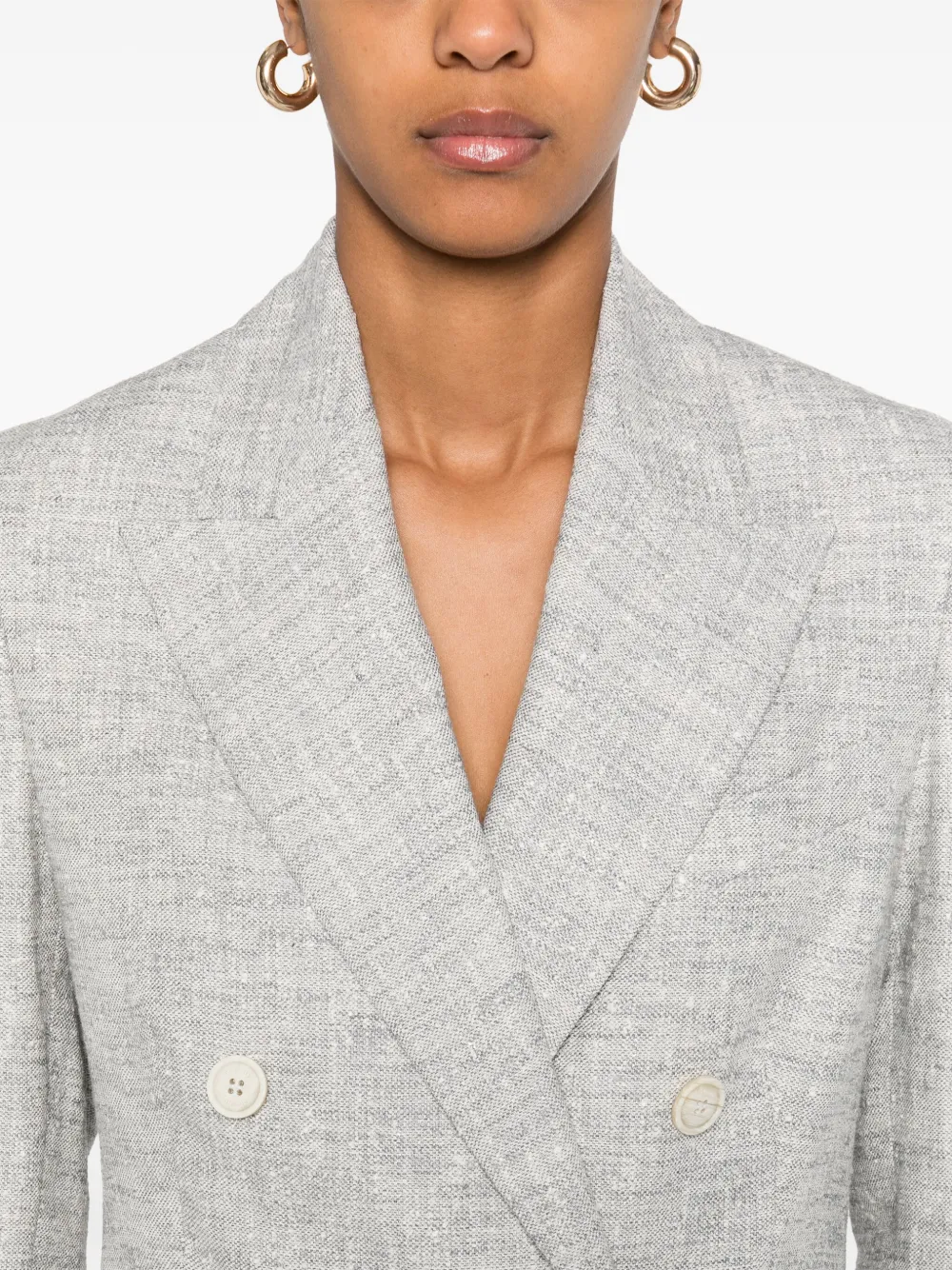 Eleventy Bouclé blazer Grijs