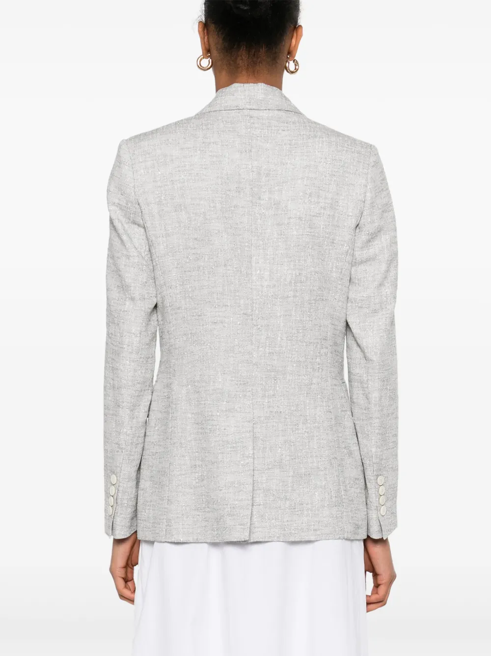 Eleventy Bouclé blazer Grijs