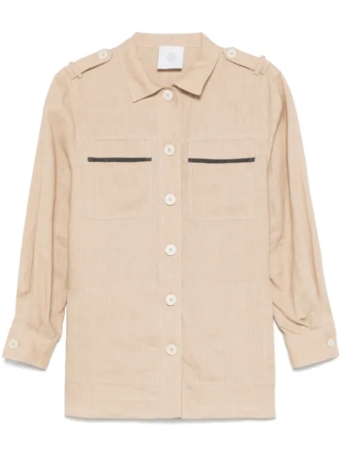 Eleventy camisa de lino