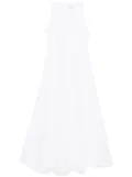 Eleventy linen midi dress - White