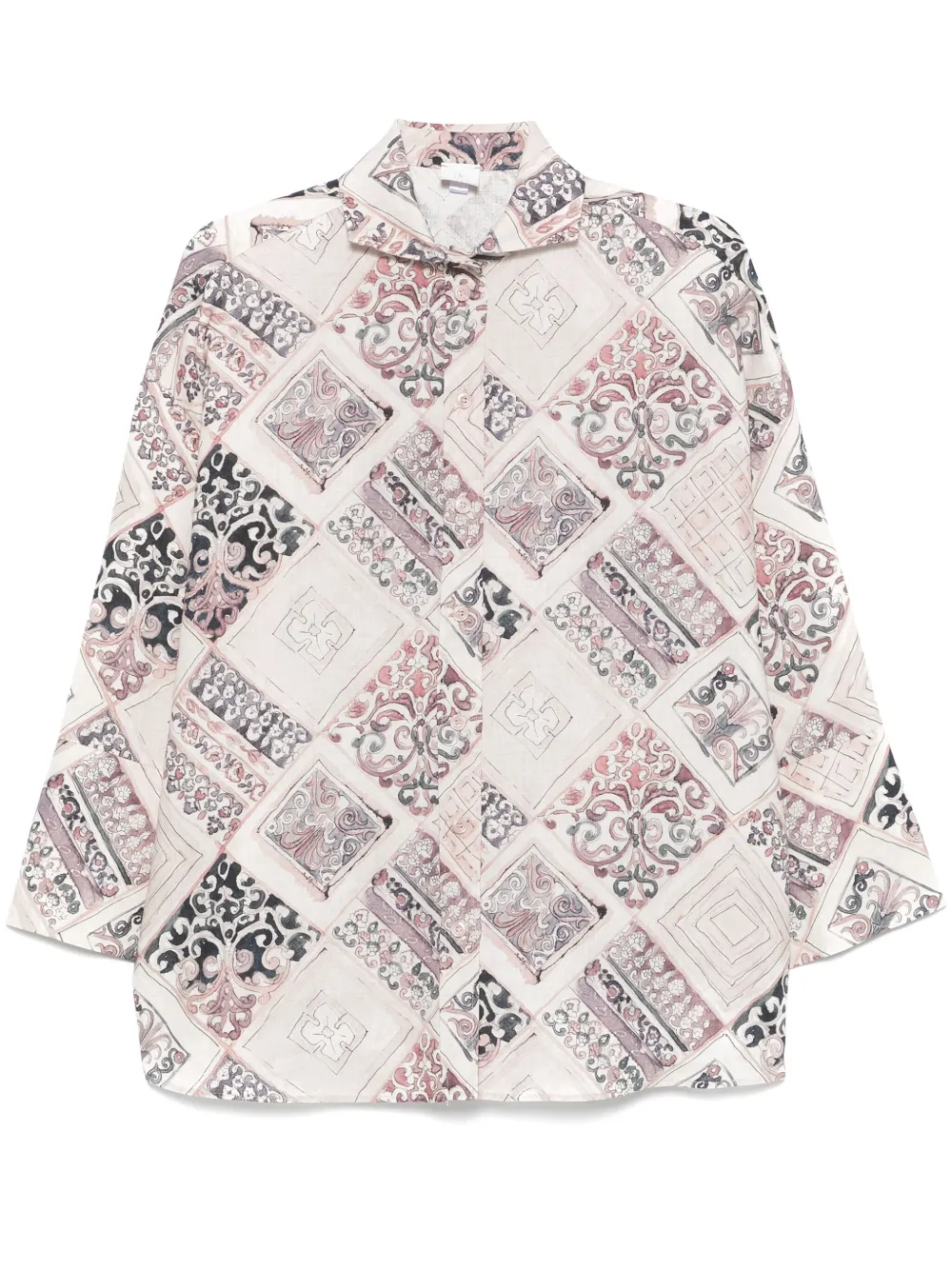 Eleventy camisa con estampado geométrico | neutro | Image 1