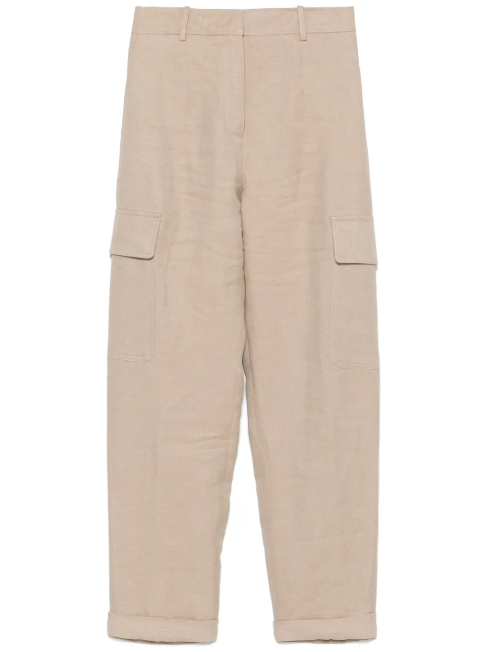 Eleventy linen cargo trousers | Neutrals | Image 1