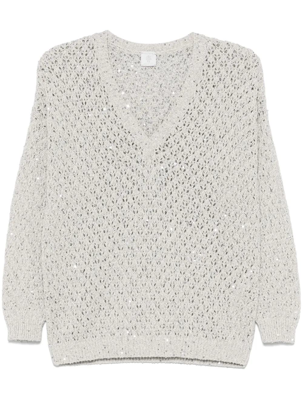 open-knit sweater