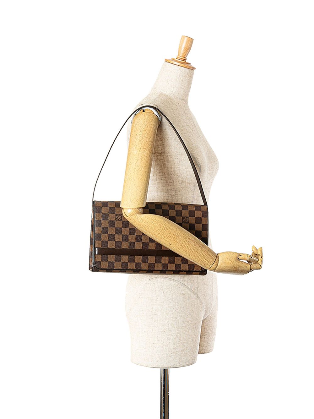 Louis Vuitton Pre-Owned 2003 Damier Ebene Tribeca Long shoulder bag - Bruin