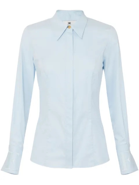 Elisabetta Franchi logo-embroidered shirt 