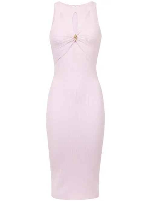 Robe en maille à design nervurée - Elisabetta Franchi - Modalova