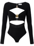 Elisabetta Franchi cut-out bodysuit - Black