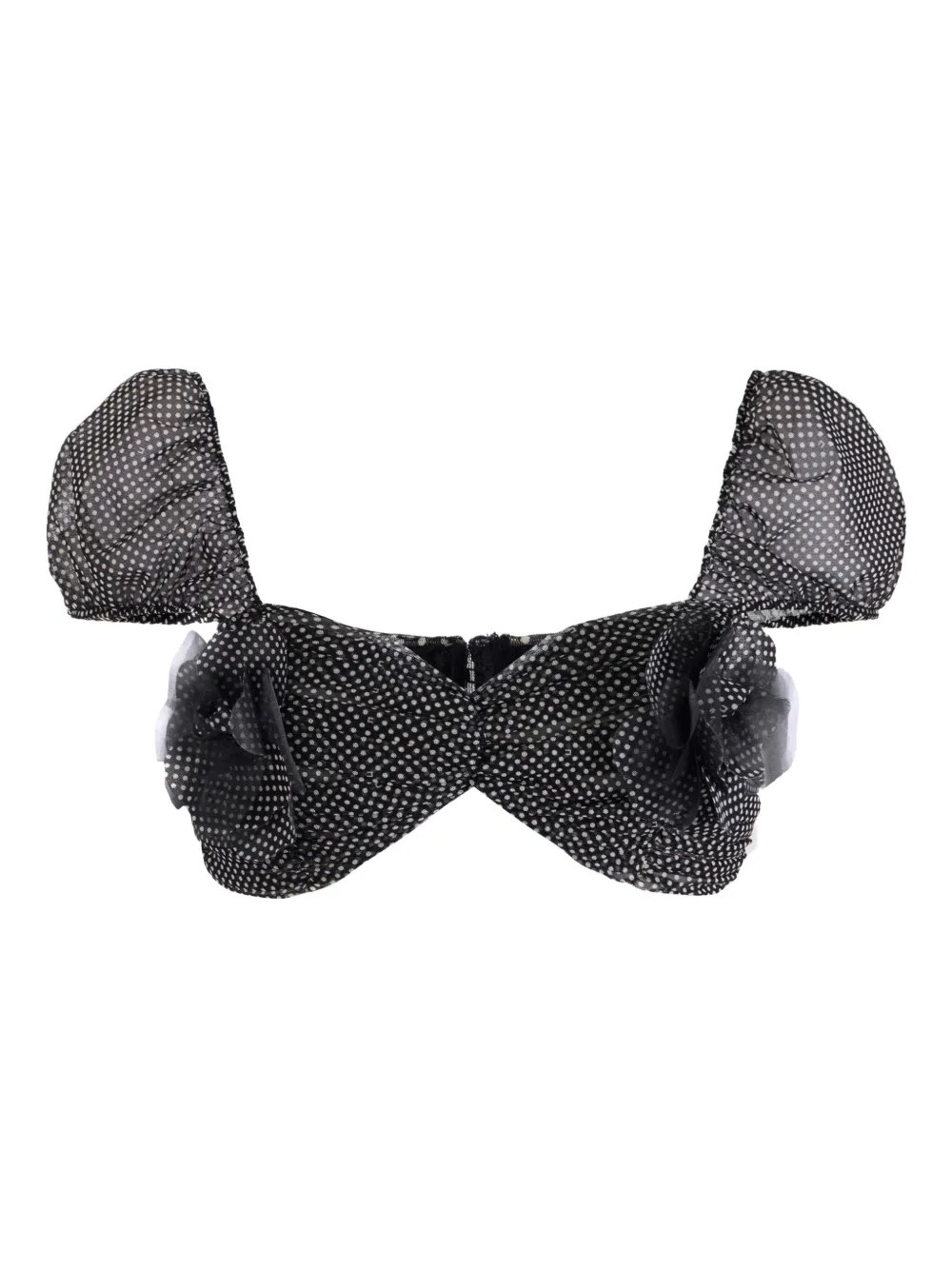 Elisabetta Franchi top con estampado de lunares | negro | Image 1