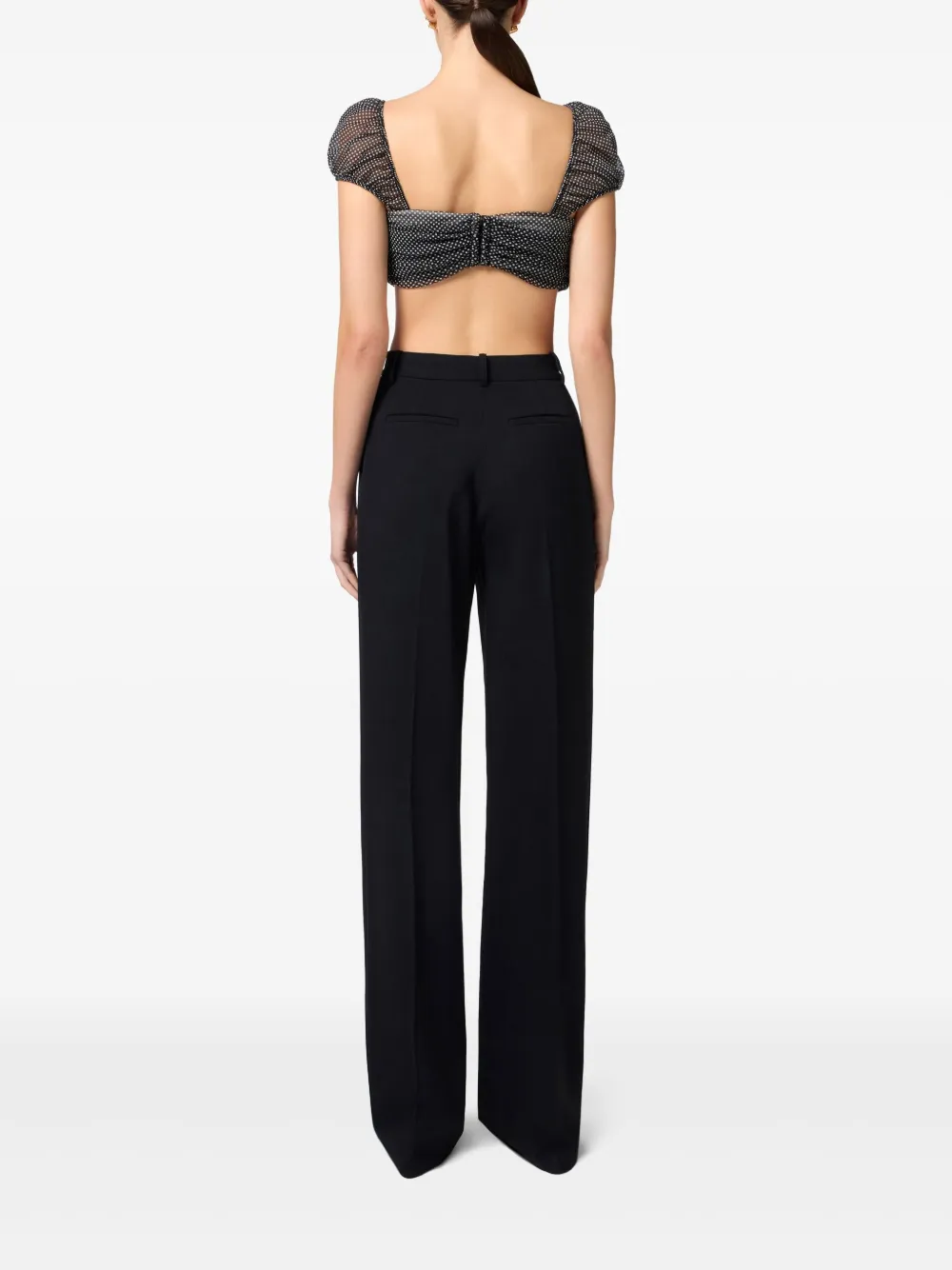 Elisabetta Franchi Top met stippen Zwart