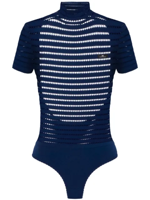Elisabetta Franchi open-knit bodysuit