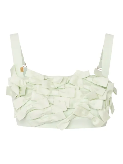Elisabetta Franchi bow-embellished crop top