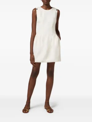 ワンピース ELISABETTA FRANCHI Woman Dress Ivory AM01Q 360 Elisabetta Franchi Robe manteau wolver detail dress