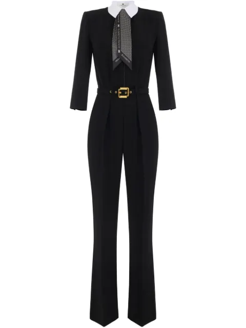 Elisabetta Franchi scarf-detail jumpsuit 